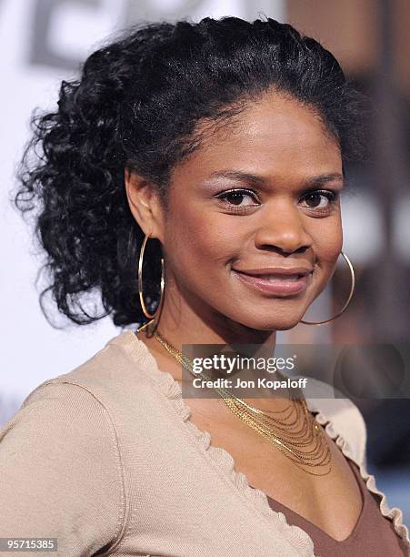 Actress Kimberly Elise arrives at the Los Angeles Premiere "The Book Of Eli" at Grauman's Chinese Theatre on January 11, 2010 in Hollywood,...