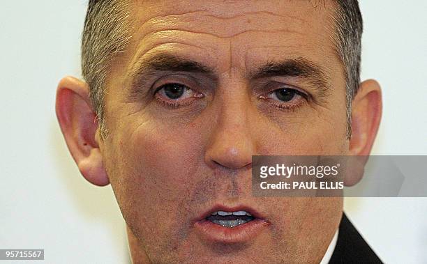 Owen Coyle is officially unveiled as Bolton Wanderers' new manager during a press conference at The Reebok Stadium in Bolton, north-west England, on...