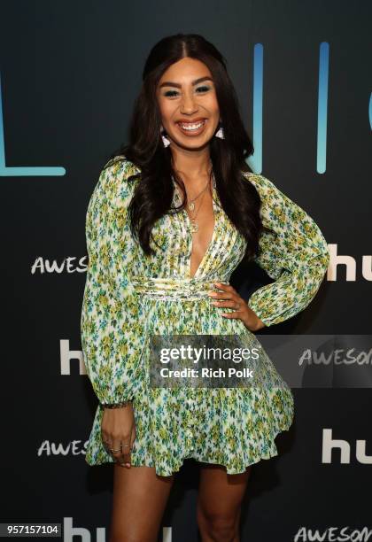 Actress Eva Gutowski attends the premiere of AwesomenessTV and Hulu's new show "All Night" at Awesomeness HQ on May 10, 2018 in Los Angeles,...