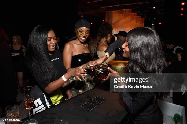 Usse is served during the launch of Rihanna's global lingerie brand, Savage X Fenty at Villain on May 10, 2018 in New York City.