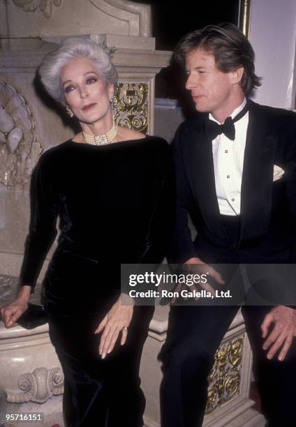 Model Carmen Dell'Orefice attends "Women We Love" on March 7, 1990 at the Plaza Hotel in New York City.