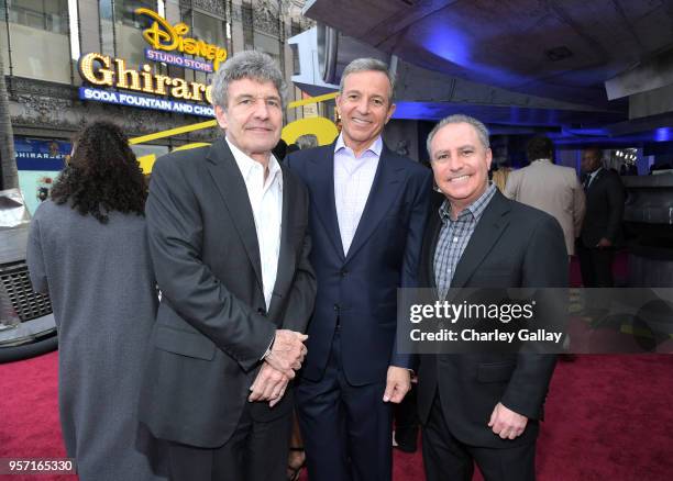 Chairman, The Walt Disney Studios, Alan Horn, The Walt Disney Company Chairman and CEO Bob Iger, and Walt Disney Studios President Alan Bergman...