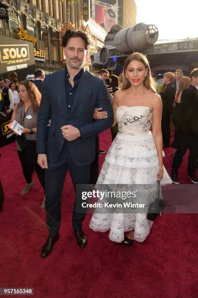 Joe Manganiello Sofía Vergara attend the premiere of Disney Pictures and Lucasfilm's "Solo: A Star Wars Story" at the El Capitan Theatre on May 10,...