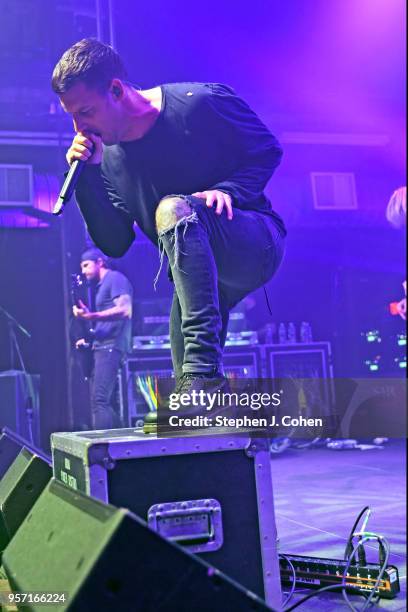 Winston McCall of the band Parkway Drive performs at Mercury Ballroom on May 10, 2018 in Louisville, Kentucky.