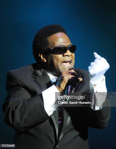 Soul singer Al Green performs on the first night of the Sydney Festival on January 9, 2010 at the Domain in Sydney, Australia.