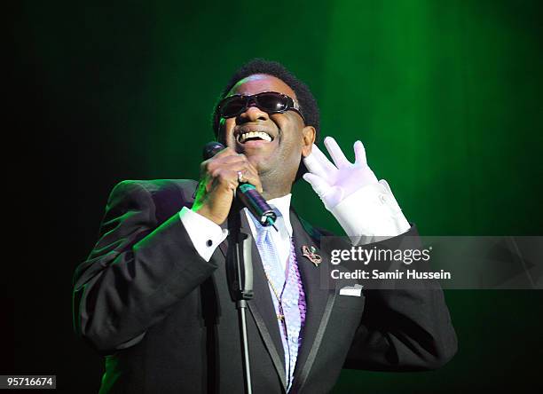 Soul singer Al Green performs on the first night of the Sydney Festival on January 9, 2010 at the Domain in Sydney, Australia.