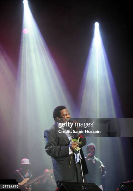 Soul singer Al Green performs on the first night of the Sydney Festival on January 9, 2010 at the Domain in Sydney, Australia.