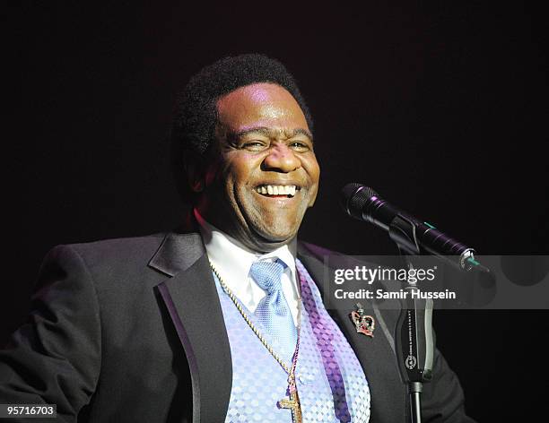 Soul singer Al Green performs on the first night of the Sydney Festival on January 9, 2010 at the Domain in Sydney, Australia.