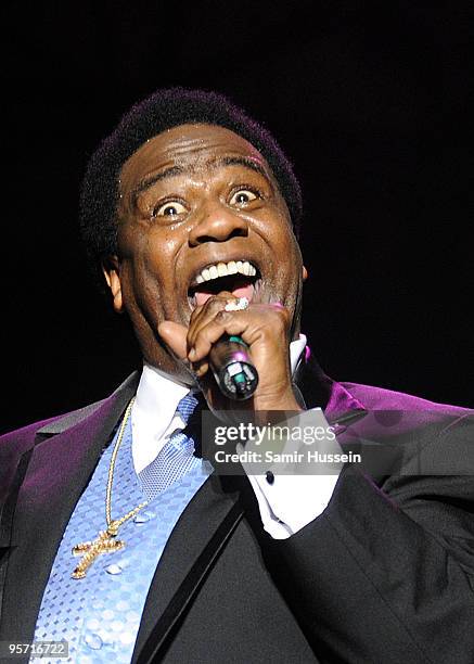 Soul singer Al Green performs on the first night of the Sydney Festival on January 9, 2010 at the Domain in Sydney, Australia.