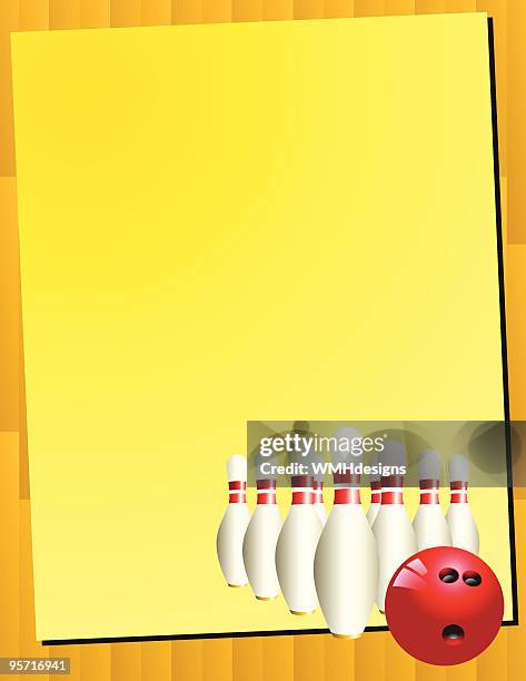bowling background - bowling alley background stock illustrations