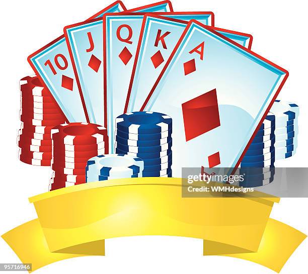 Poker Banner, Stockfoto