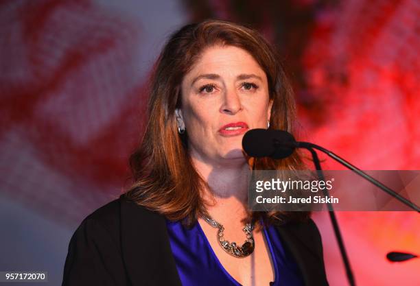 Deputy Mayor Alicia Glen speaks onstage at the 2018 High Line Spring Benefit Dinner at Highline Stages on May 10, 2018 in New York City.