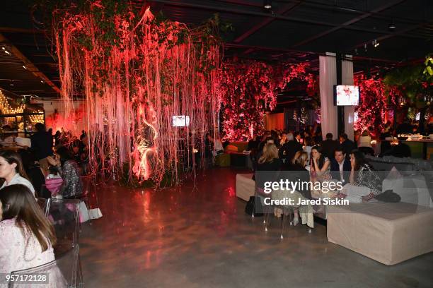 An interior view of the 2018 High Line Spring Benefit Dinner at Highline Stages on May 10, 2018 in New York City.