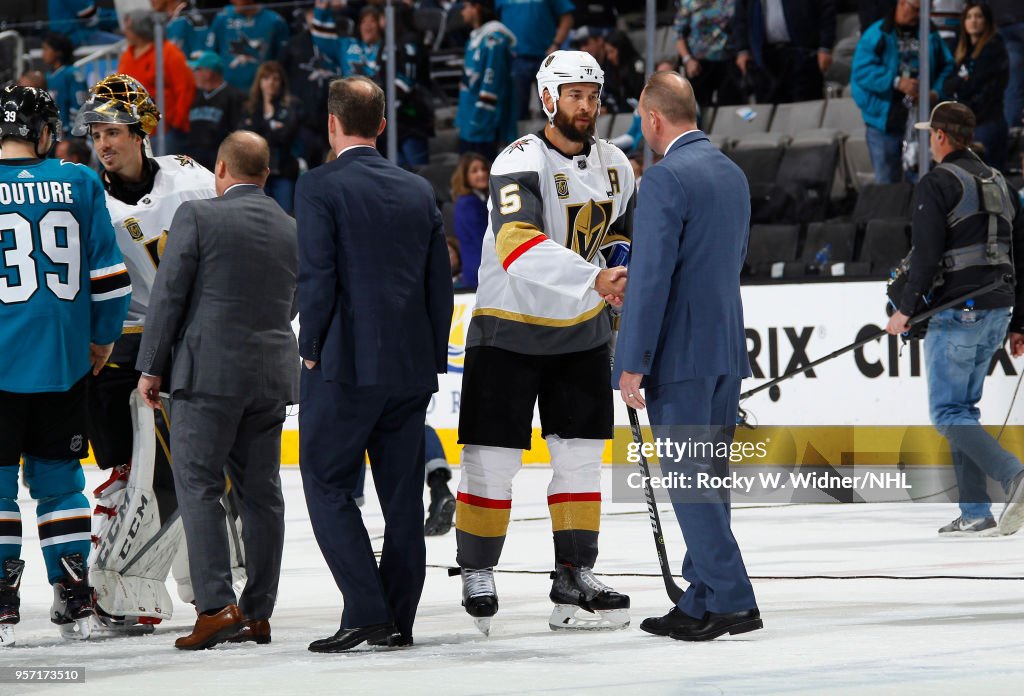 Vegas Golden Knights v San Jose Sharks - Game Six