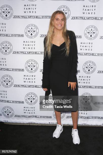 Soleil Errico attends Waves of Love charity fundraiser hosted by leading surf therapy organization A Walk on Water at Annenberg Beach House on May...