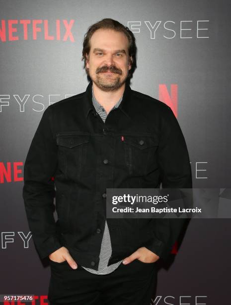 David Harbour attends the Netflix #FYSee 'Scene Stealers' on May 10, 2018 in Hollywood, California.