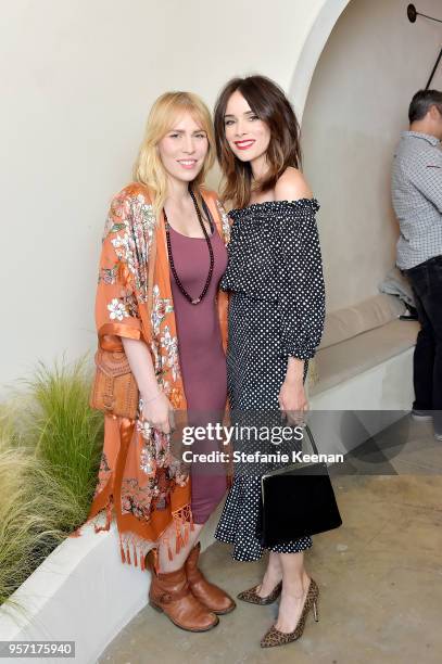 Natasha Bedingfield and Abigail Spencer attend Julianne Hough and Anita Patrickson Host an evening at AMANU to benefit LOVE UNITED at Amanu on May...