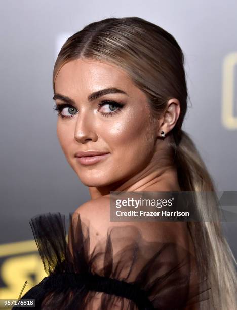 Lindsay Arnold attends the Premiere Of Disney Pictures And Lucasfilm's "Solo: A Star Wars Story" - Arrivals on May 10, 2018 in Los Angeles,...