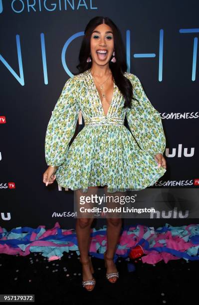 Actress Eva Gutowski attends the premiere of AwesomenessTV's new show "All Night" at Awesomeness HQ on May 10, 2018 in Los Angeles, California.