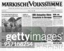 Titelseite einer Ausgabe der SED Bezirkszeitung 'Märkische Volksstimme'