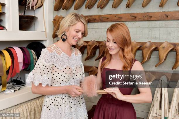 Anita Patrickson and Julianne Hough attend Julianne Hough and Anita Patrickson Host an evening at AMANU to benefit LOVE UNITED at Amanu on May 10,...