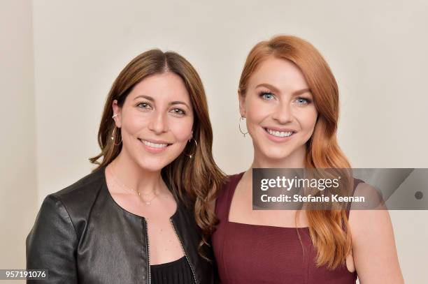 Julianne Hough and Emily Faith attend Julianne Hough and Anita Patrickson Host an evening at AMANU to benefit LOVE UNITED at Amanu on May 10, 2018 in...