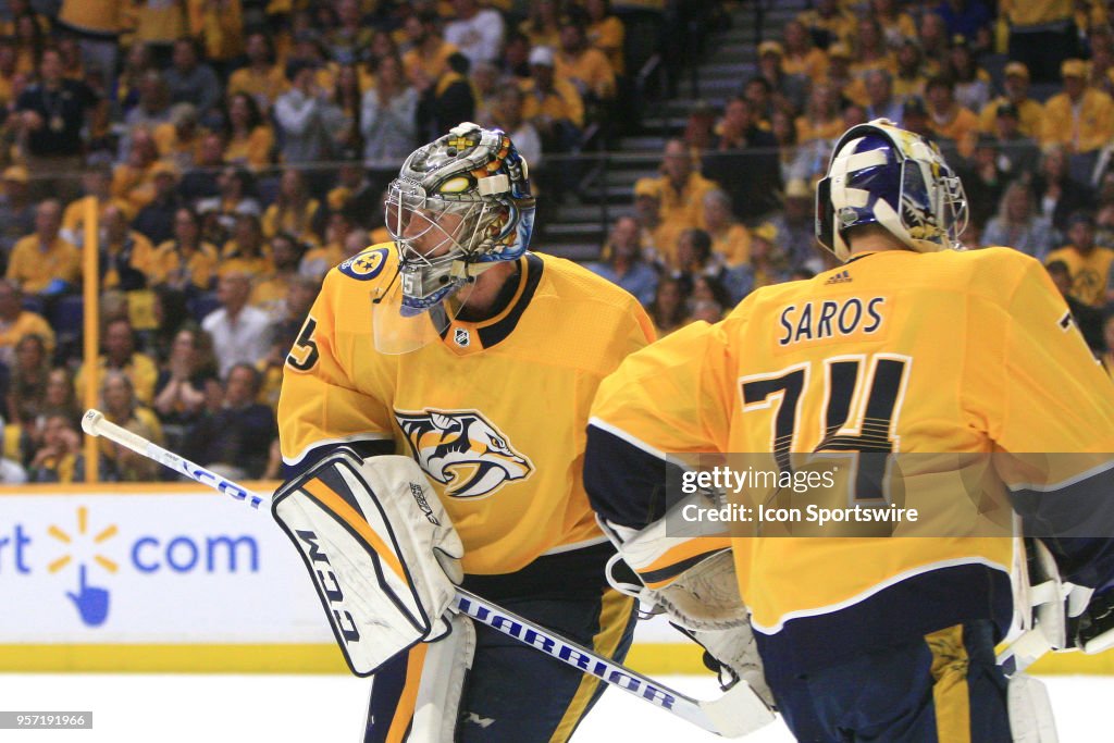 NHL: MAY 10 Stanley Cup Playoffs Second Round Game 7 - Jets at Predators