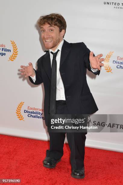 Actor Nic Novicki arrives on the red carpet of United Talent Agency's 5th Annual Easterseals Disability Film Challenge Awards Ceremony at United...