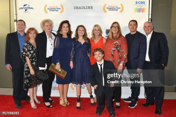 Executive board members Mark Whitley , Nancy Weintraub , Kim Michel , actress Marcia Gay Harden with talent Emily Hopper , actor Nic Novicki ,...