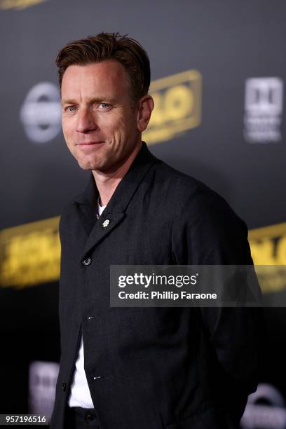 Ewan McGregor attends the premiere of Disney Pictures and Lucasfilm's "Solo: A Star Wars Story" on May 10, 2018 in Hollywood, California.