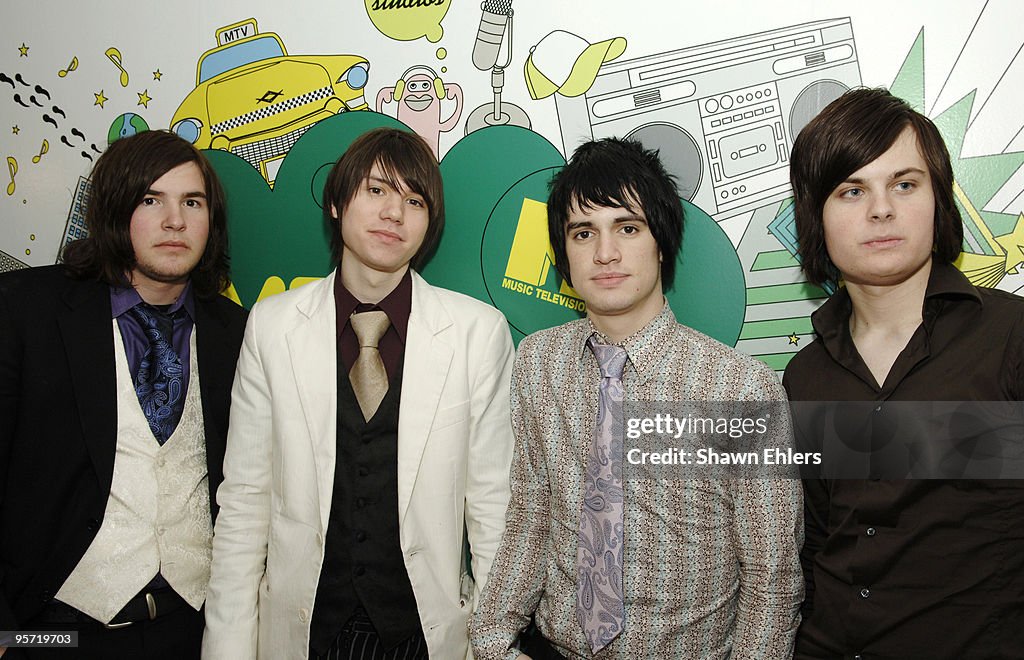 Panic! At The Disco Visits MTV2's "T-Minus Rock" - February 8, 2006