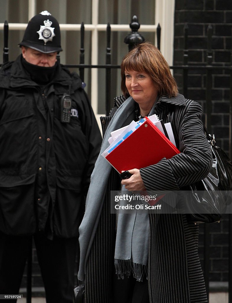 Cabinet Members Arrive For The Weekly Meeting