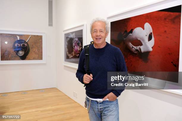 Gilles Bensimon attends the Gilles Bensimon opening reception of 'Gris-Gris' Exhibition presented by Gobbi Fine Art on May 10, 2018 in New York City.