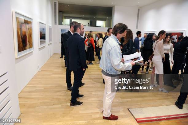 General view of atmosphere at the Gilles Bensimon opening reception of 'Gris-Gris' Exhibition presented by Gobbi Fine Art on May 10, 2018 in New York...