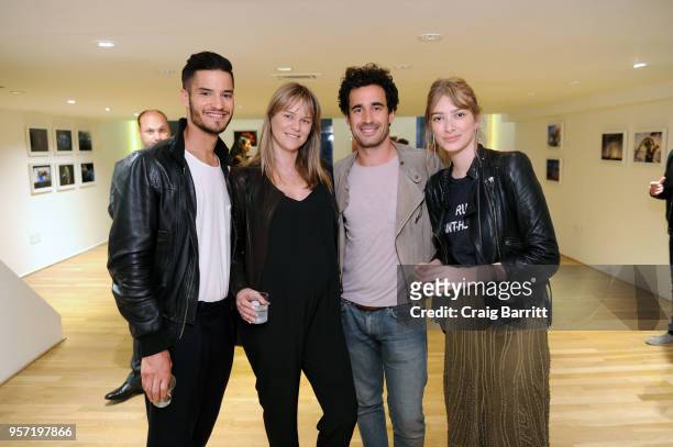 Guests attend the Gilles Bensimon opening reception of 'Gris-Gris' Exhibition presented by Gobbi Fine Art on May 10, 2018 in New York City.