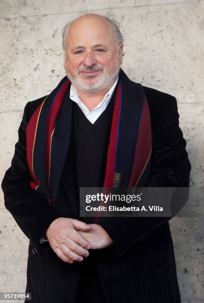 Italian actor Marco Messeri attends 'La Prima Cosa Bella' photocall at Embassy Cinema on January 12, 2010 in Rome, Italy.