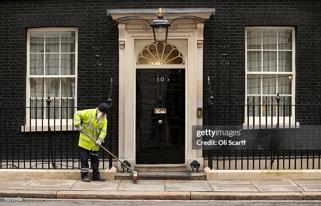 Cabinet Members Arrive For The Weekly Meeting