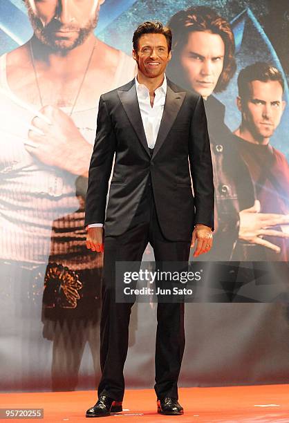 Actor Hugh Jackman attends the "X-Men Origins: Wolverine" Japan Premiere at Roppongi Hills on September 3, 2009 in Tokyo, Japan. The film will open...