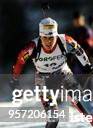 Sportlerin, Ski Nordisch, Biathlon D Biathlon-WM in Osrblie , 15 km: - in Aktion