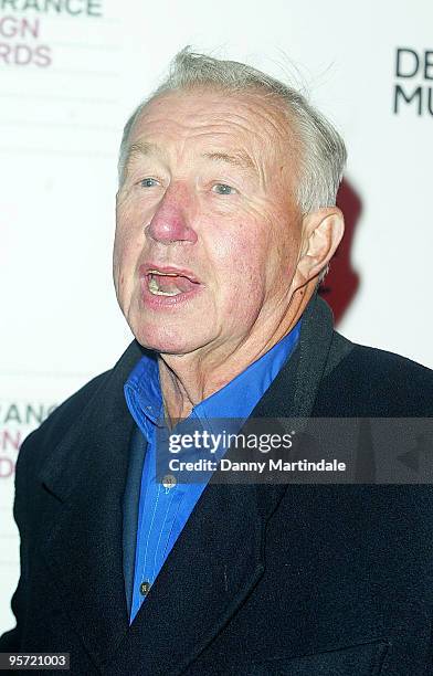 Sir Terence Conran attends the Brit Insurance Design Awards dinner at the Design Museum on March 18, 2008 in London, England.