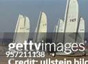 Weltmeisterschaft der Strandsegler in St. Peter-Ording. In fünf unterschiedlichen Klassen wird vom 19. Bis 24.Sept.1993 die internationale Regatta...