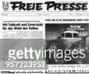Titelseite einer Ausgabe der SED Bezirkszeitung `Freie Presse`