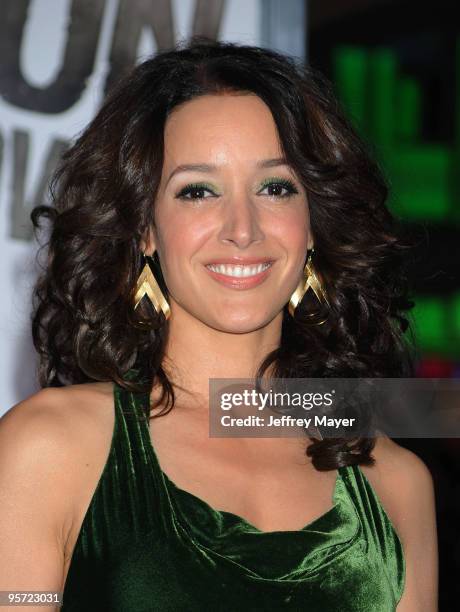 Actress Jennifer Beals attends the "The Book Of Eli" Los Angeles Premiere at Grauman's Chinese Theatre on January 11, 2010 in Hollywood, California.