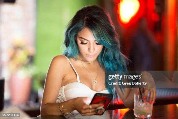 Niki DeMartino attends the Niki & Gabi DeMartino X Bellami Collection Launch Party at Avenue on May 10, 2018 in Los Angeles, California.