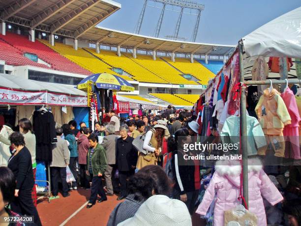 Das Viertel am Arbeiterstadion im Nordosten Pekings, zwischen dem zweiten und dritten Ring gelegen , aufgenommen im Oktober 2008. Jetzt ist Olympia...