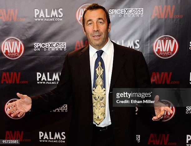 Adult film producer/director John Stagliano arrives at the 27th annual Adult Video News Awards Show at the Palms Casino Resort January 9, 2010 in Las...