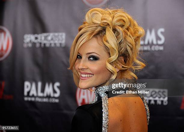 Adult film actress Alexis Texas arrives at the 27th annual Adult Video News Awards Show at the Palms Casino Resort January 9, 2010 in Las Vegas,...