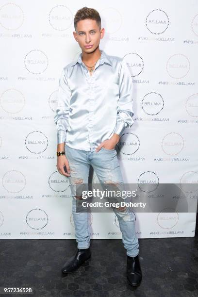 Samuel Rauda attends the Niki & Gabi DeMartino X Bellami Collection Launch Party at Avenue on May 10, 2018 in Los Angeles, California.