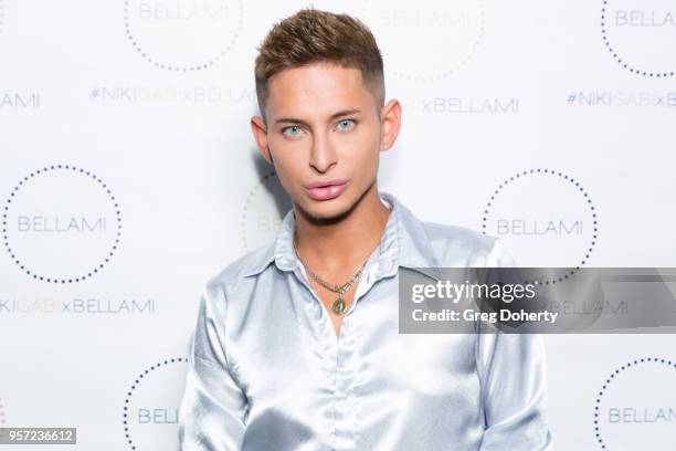 Samuel Rauda attends the Niki & Gabi DeMartino X Bellami Collection Launch Party at Avenue on May 10, 2018 in Los Angeles, California.