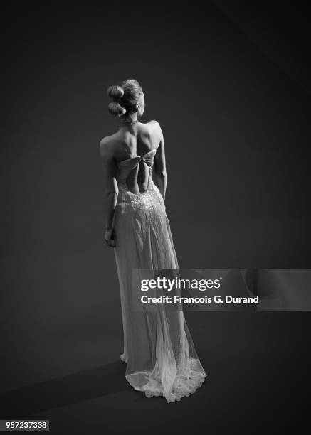 Stella Maxwell attends the screening of 'Sorry Angel ' during the 71st annual Cannes Film Festival at Palais des Festivals on May 10, 2018 in Cannes,...